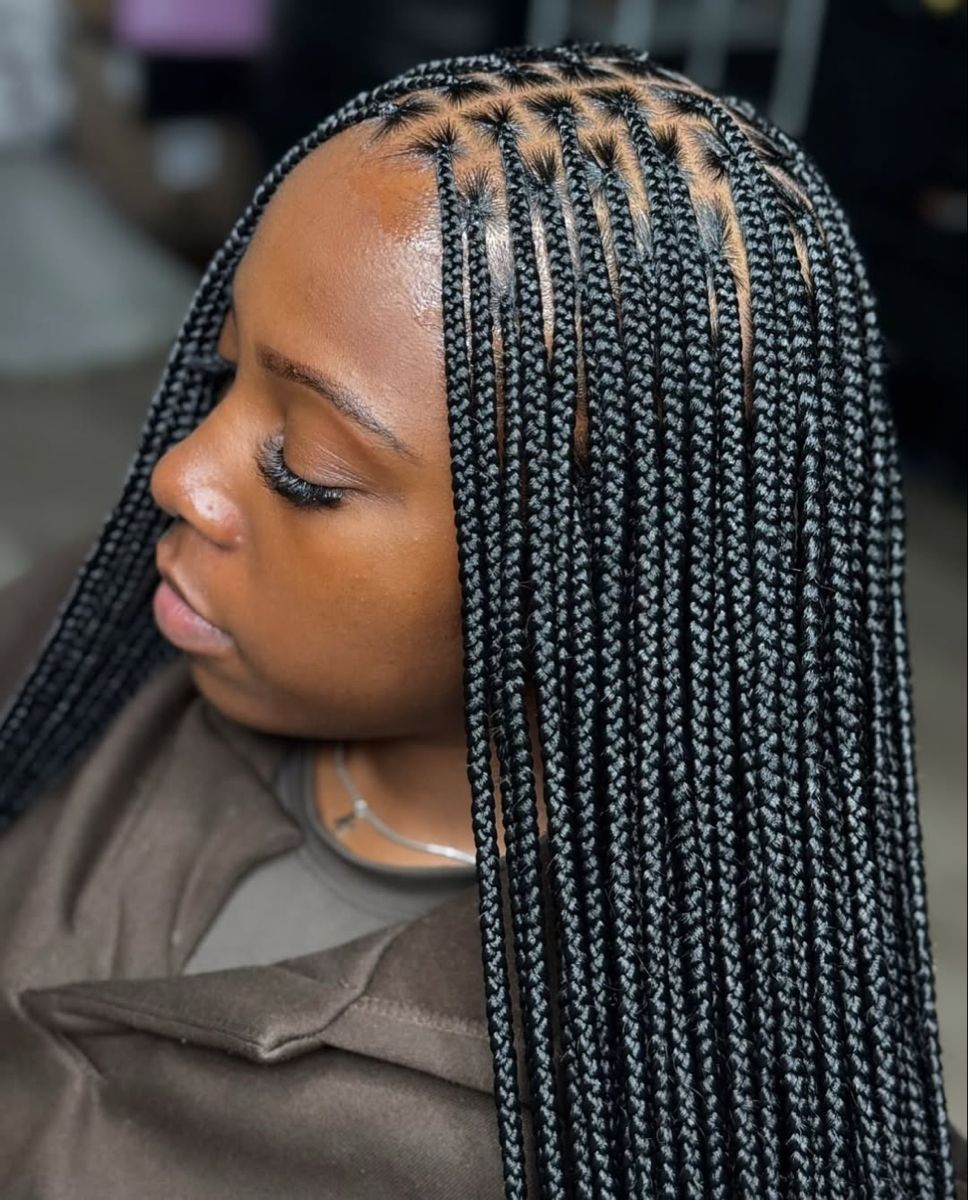 Box braids courtes